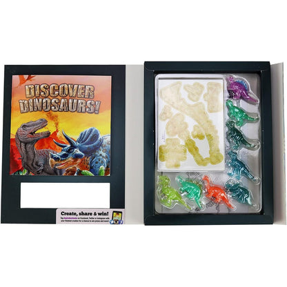 SpiceBox Discover Dinosaurs – Kids Educational Dinosaur Craft & Activity Kit