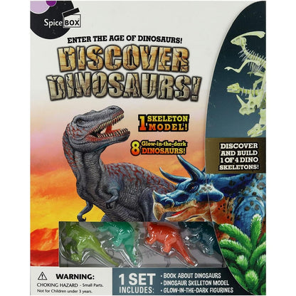 SpiceBox Discover Dinosaurs – Kids Educational Dinosaur Craft & Activity Kit