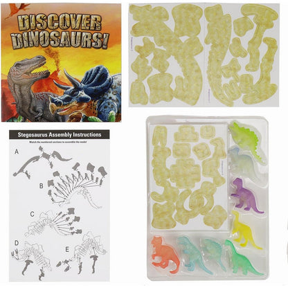 SpiceBox Discover Dinosaurs – Kids Educational Dinosaur Craft & Activity Kit