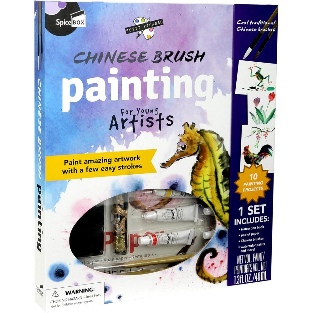 SpiceBox Chinese Brush Painting – Kids Creative Art & Traditional Painting Kit