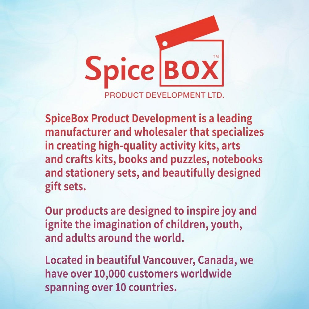 SpiceBox Learn & Draw Sharks – Kids Educational Drawing & Art Kit