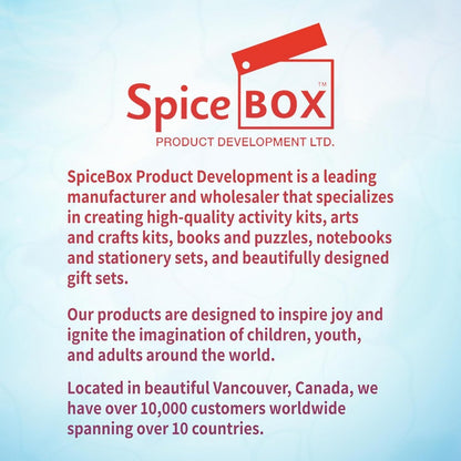 SpiceBox Learn & Draw Sharks – Kids Educational Drawing & Art Kit