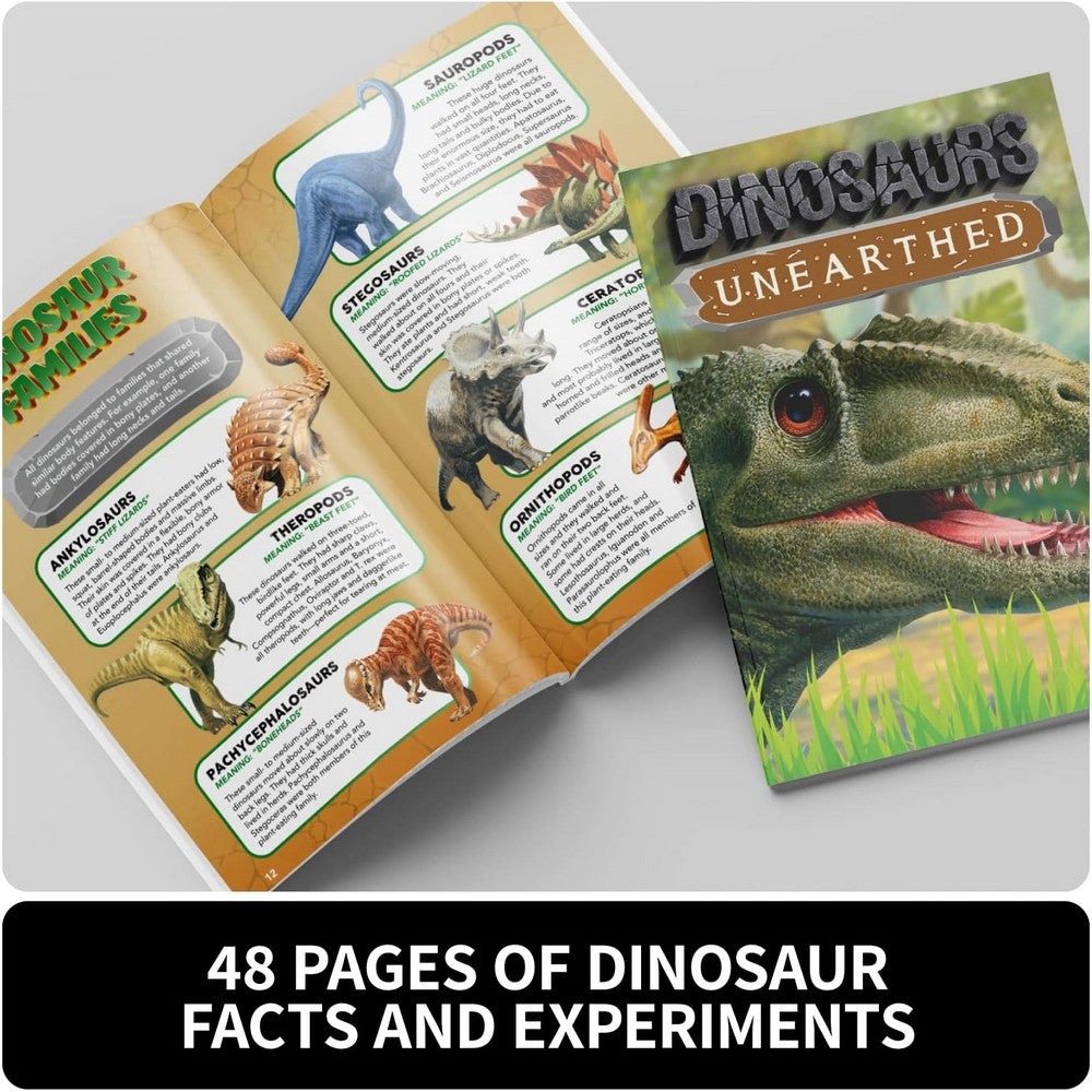 SpiceBox Dinosaurs Unearthed – Kids Educational Dinosaur Dig & Activity Kit