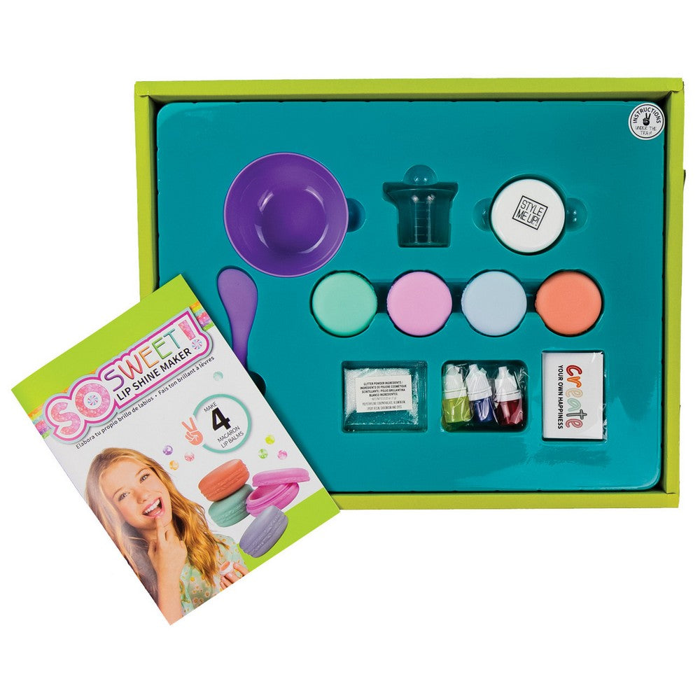 SpiceBox So Sweet Lip Shine Maker – Kids Creative DIY Lip Gloss Beauty Kit