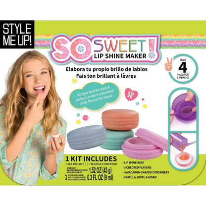 SpiceBox So Sweet Lip Shine Maker – Kids Creative DIY Lip Gloss Beauty Kit