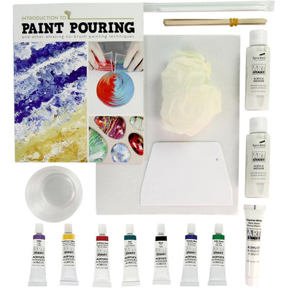 SpiceBox Paint Pouring – Kids Creative Fluid Art & Craft Pouring Kit