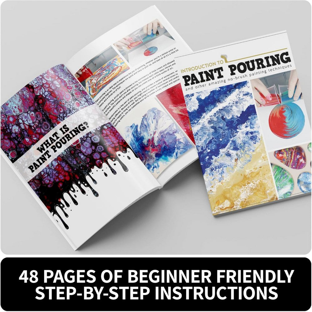 SpiceBox Paint Pouring – Kids Creative Fluid Art & Craft Pouring Kit