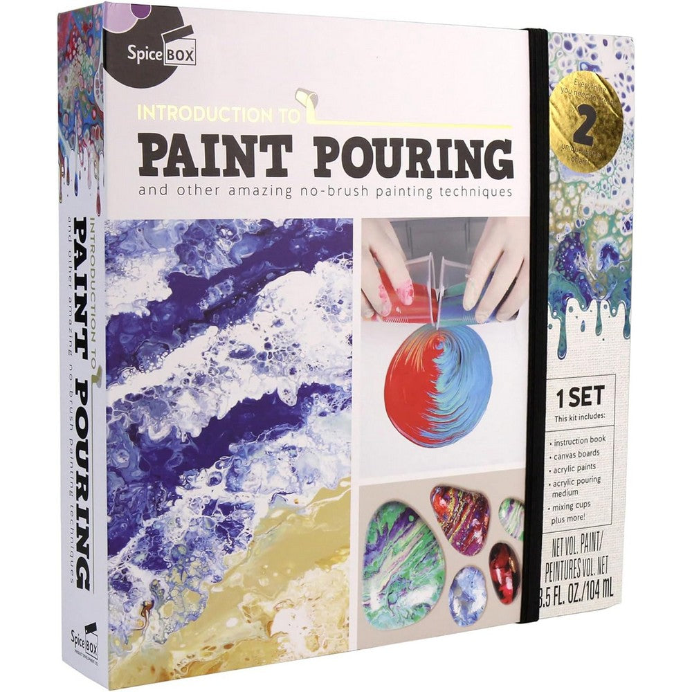 SpiceBox Paint Pouring – Kids Creative Fluid Art & Craft Pouring Kit