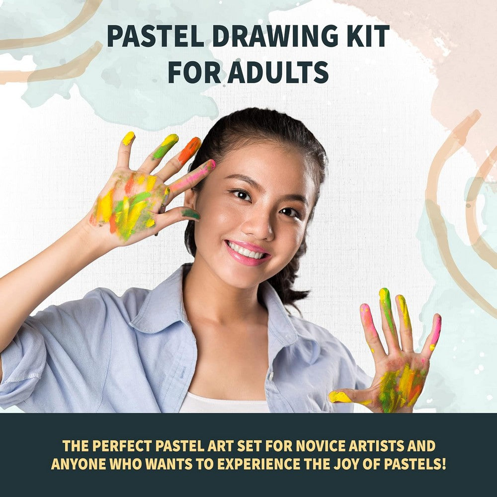 SpiceBox Pastels Style & Techniques – Kids Creative Pastel Art & Drawing Kit