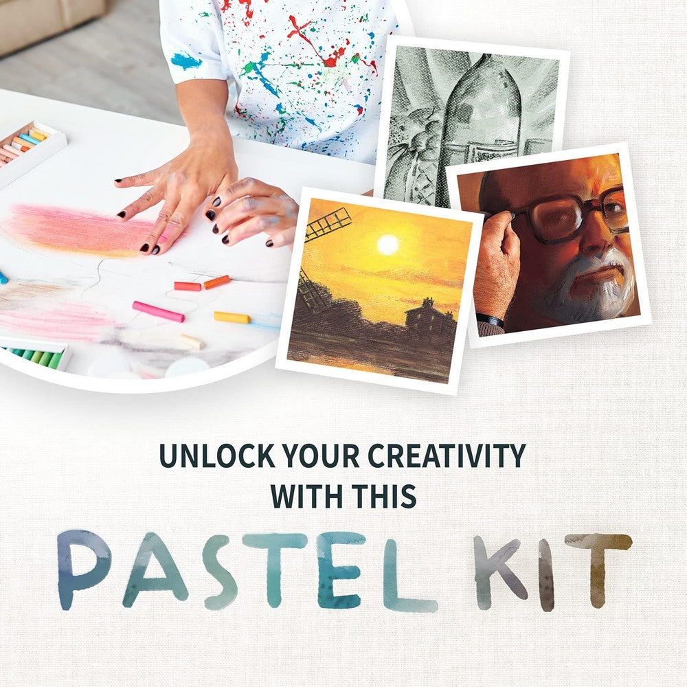 SpiceBox Pastels Style & Techniques – Kids Creative Pastel Art & Drawing Kit
