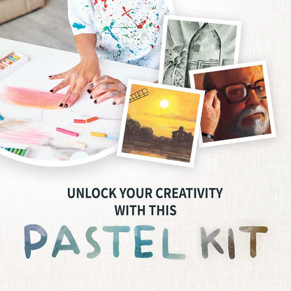 SpiceBox Pastels Style & Techniques – Kids Creative Pastel Art & Drawing Kit
