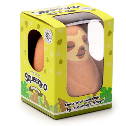 Puckator Maltose Squeezy Stretchy Cute Sloth Toy – Soft Squishy Stress Relief Toy for Kids, Assorted - 1 Piece