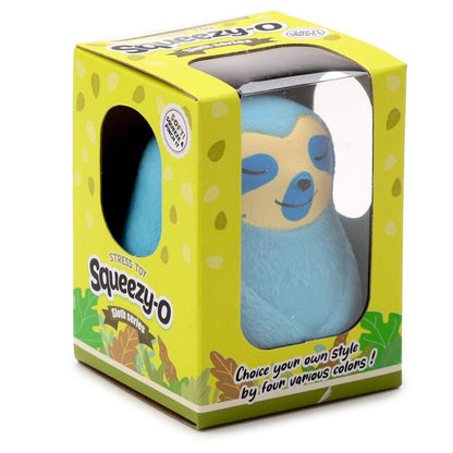 Puckator Maltose Squeezy Stretchy Cute Sloth Toy – Soft Squishy Stress Relief Toy for Kids, Assorted - 1 Piece