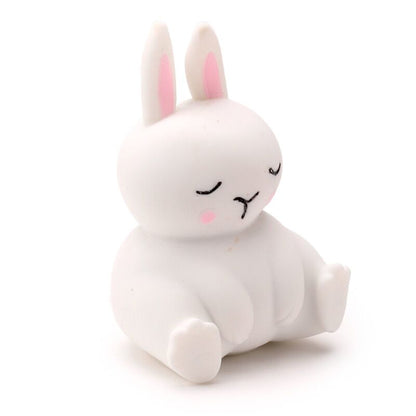 Puckator Squeezy Stretchy Cute Bunny Rabbit Toy – Stress Relief Squishy for Kids, Assorted - 1 Piece