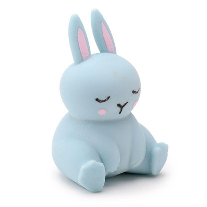 Puckator Squeezy Stretchy Cute Bunny Rabbit Toy – Stress Relief Squishy for Kids, Assorted - 1 Piece