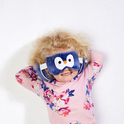 Puckator Relaxeazzz Penguin Plush Travel Pillow & Eye Mask Set – Soft Comfortable Sleep Aid for Kids & Adults