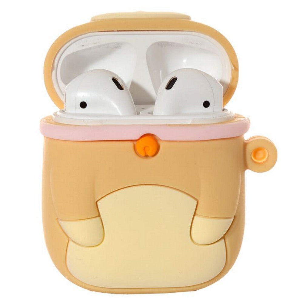 Puckator Shiba Inu Dog Silicone Case Cover for Wireless Earphones – Cute Protective AirPods Case