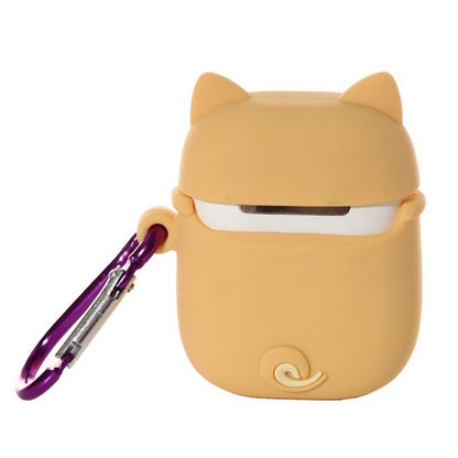 Puckator Shiba Inu Dog Silicone Case Cover for Wireless Earphones – Cute Protective AirPods Case