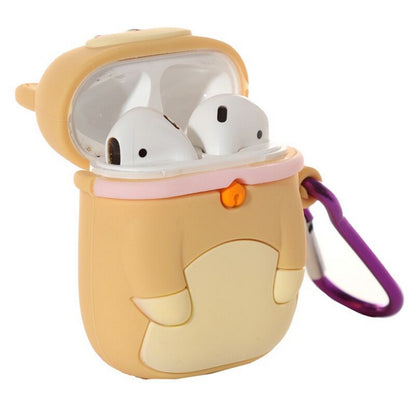 Puckator Shiba Inu Dog Silicone Case Cover for Wireless Earphones – Cute Protective AirPods Case