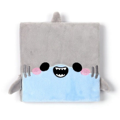 Puckator Adoramals Shark Plush Notebook – Soft Cover Journal with Cute Shark Design, Perfect for Kids & Teens’ Writing and Drawing