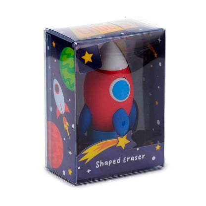 Puckator Space Cadet Mini Eraser in Box – Fun Stationery for Kids & School Use, Assorted - 1 Piece