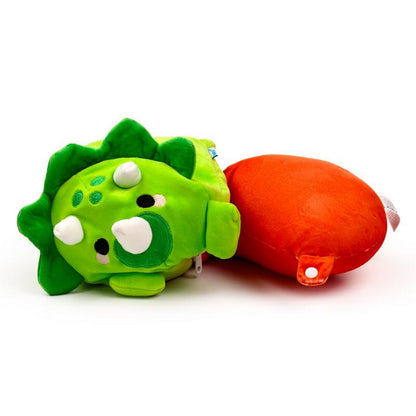 Puckator Swapseazzz Adorasaurs Dinosaur 2-in-1 Plush Travel Pillow & Toy – Soft Convertible Comfort for Kids