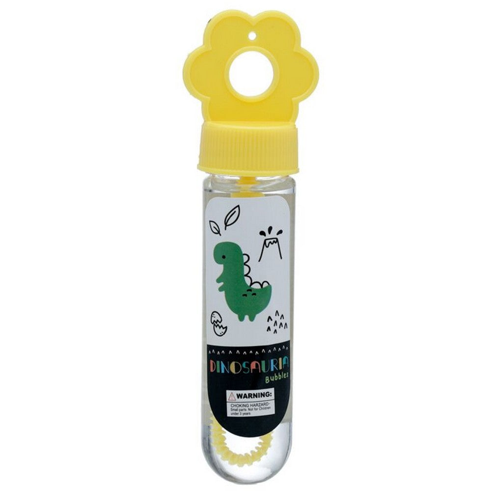 Puckator Dinosauria Jr Bubble Toy – Fun Dinosaur Bubble Blower for Kids, Assorted - 1 Piece