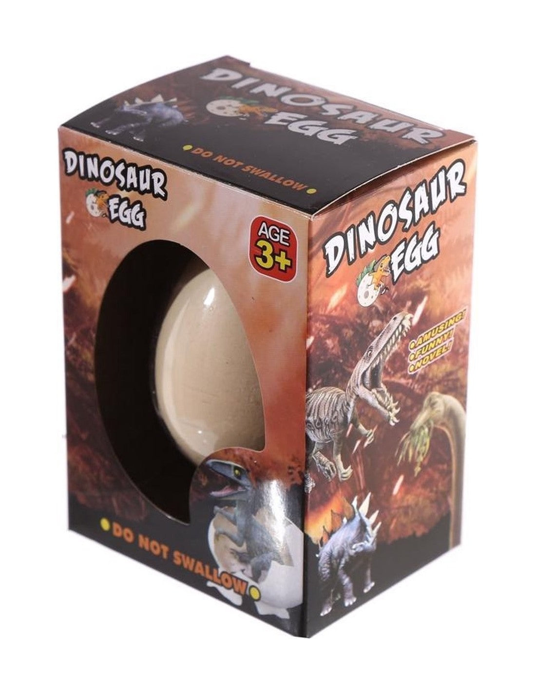 Puckator Large Dinosaur Hatching Egg – Interactive Dinosaur Toy for Kids, Assorted - 1 Piece