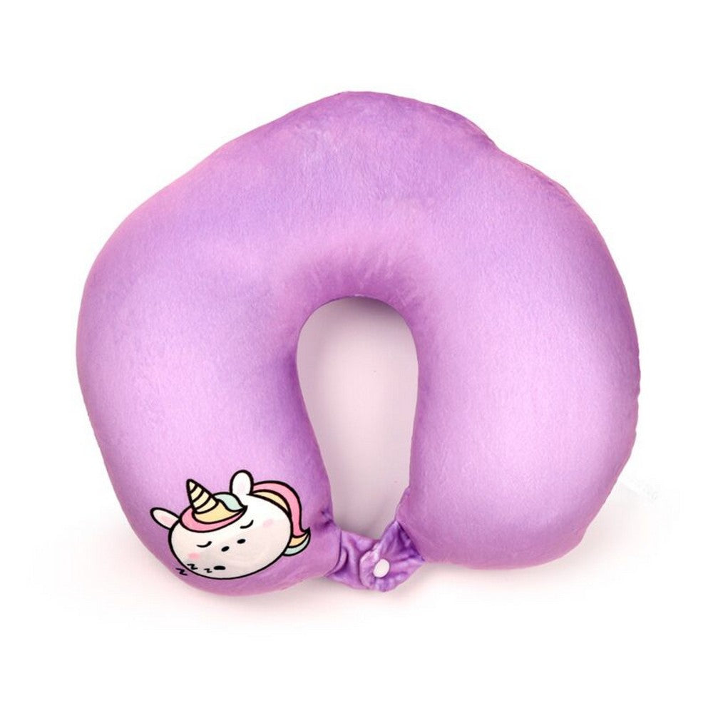 Puckator Swapseazzz Adoracorns Unicorn 2-in-1 Plush Travel Pillow & Toy – Soft Convertible Comfort for Kids