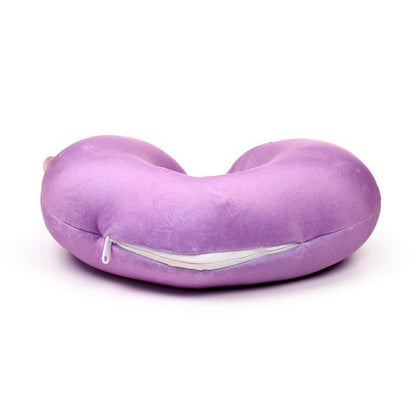 Puckator Swapseazzz Adoracorns Unicorn 2-in-1 Plush Travel Pillow & Toy – Soft Convertible Comfort for Kids