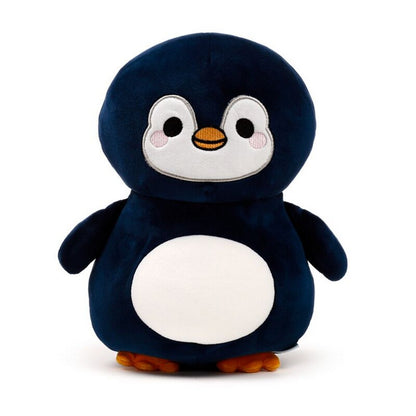 Puckator Swapseazzz Adoramals Ocean Penguin 2-in-1 Plush Travel Pillow & Toy – Soft Convertible Comfort for Kids