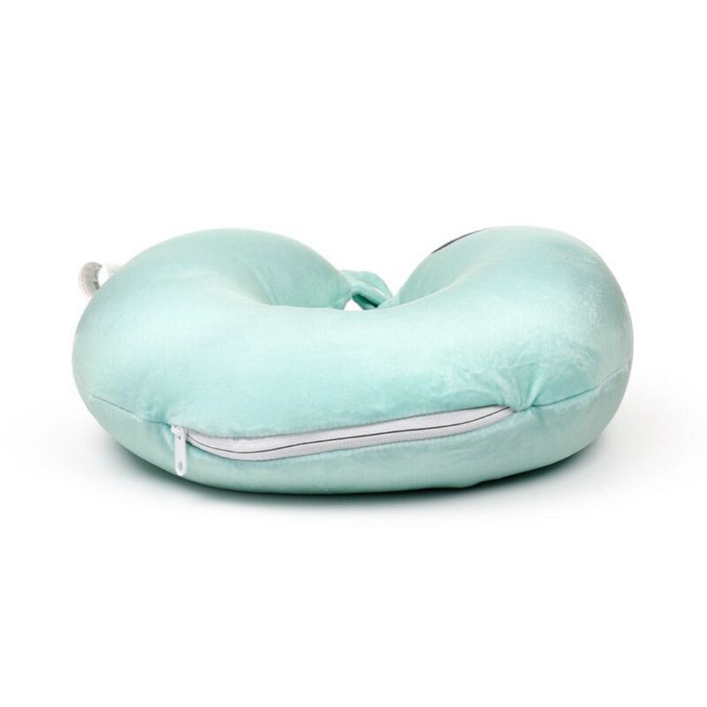 Puckator Swapseazzz Adoramals Ocean Penguin 2-in-1 Plush Travel Pillow & Toy – Soft Convertible Comfort for Kids