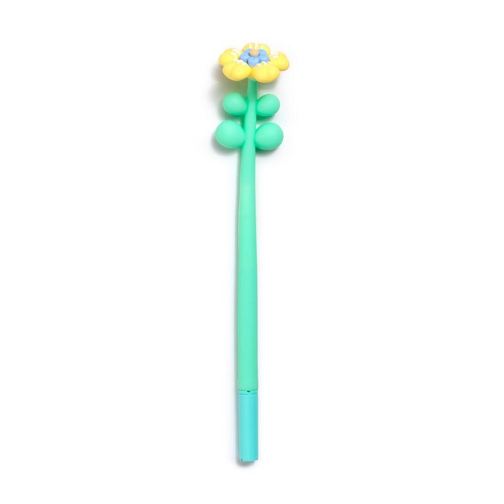 Puckator Wonderful Flower Fine Tip Pen – Cute Floral Stationery Gift for Kids & Teens, Assorted - 1 Piece