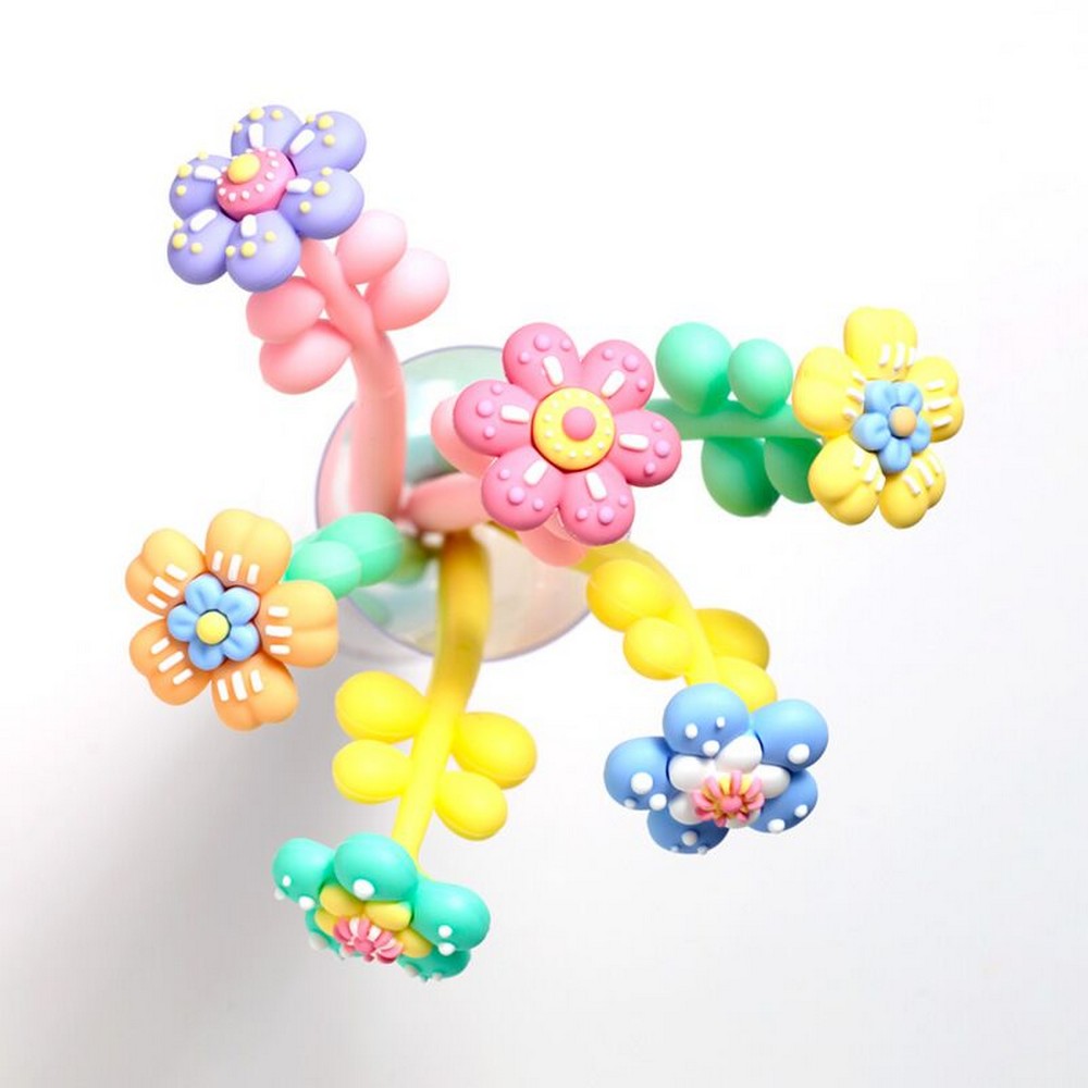 Puckator Wonderful Flower Fine Tip Pen – Cute Floral Stationery Gift for Kids & Teens, Assorted - 1 Piece