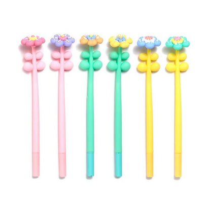 Puckator Wonderful Flower Fine Tip Pen – Cute Floral Stationery Gift for Kids & Teens, Assorted - 1 Piece