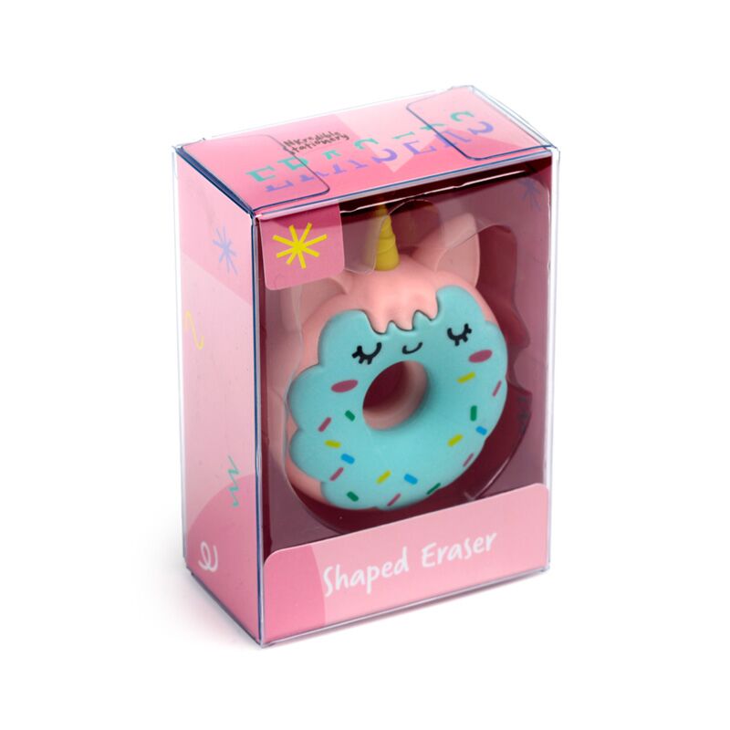 Puckator Unicorn Donut Mini Eraser in Box – Cute and Fun Stationery Gift for Kids & Teens, Assorted -  1 Piece