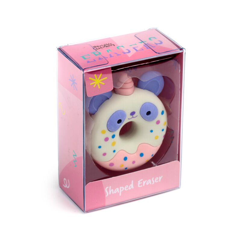 Puckator Unicorn Donut Mini Eraser in Box – Cute and Fun Stationery Gift for Kids & Teens, Assorted -  1 Piece