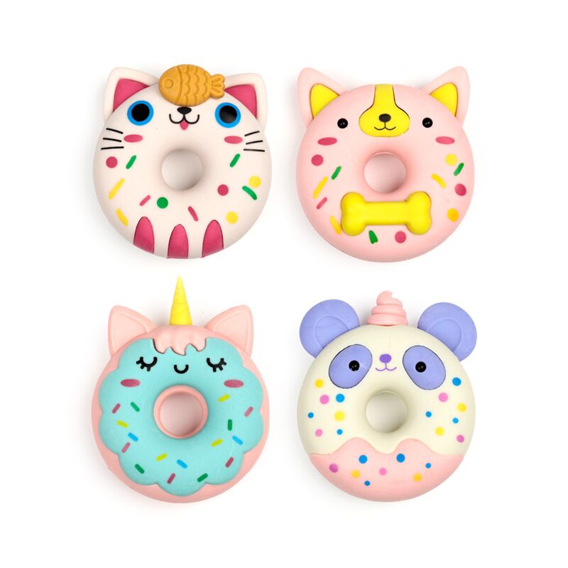 Puckator Unicorn Donut Mini Eraser in Box – Cute and Fun Stationery Gift for Kids & Teens, Assorted -  1 Piece