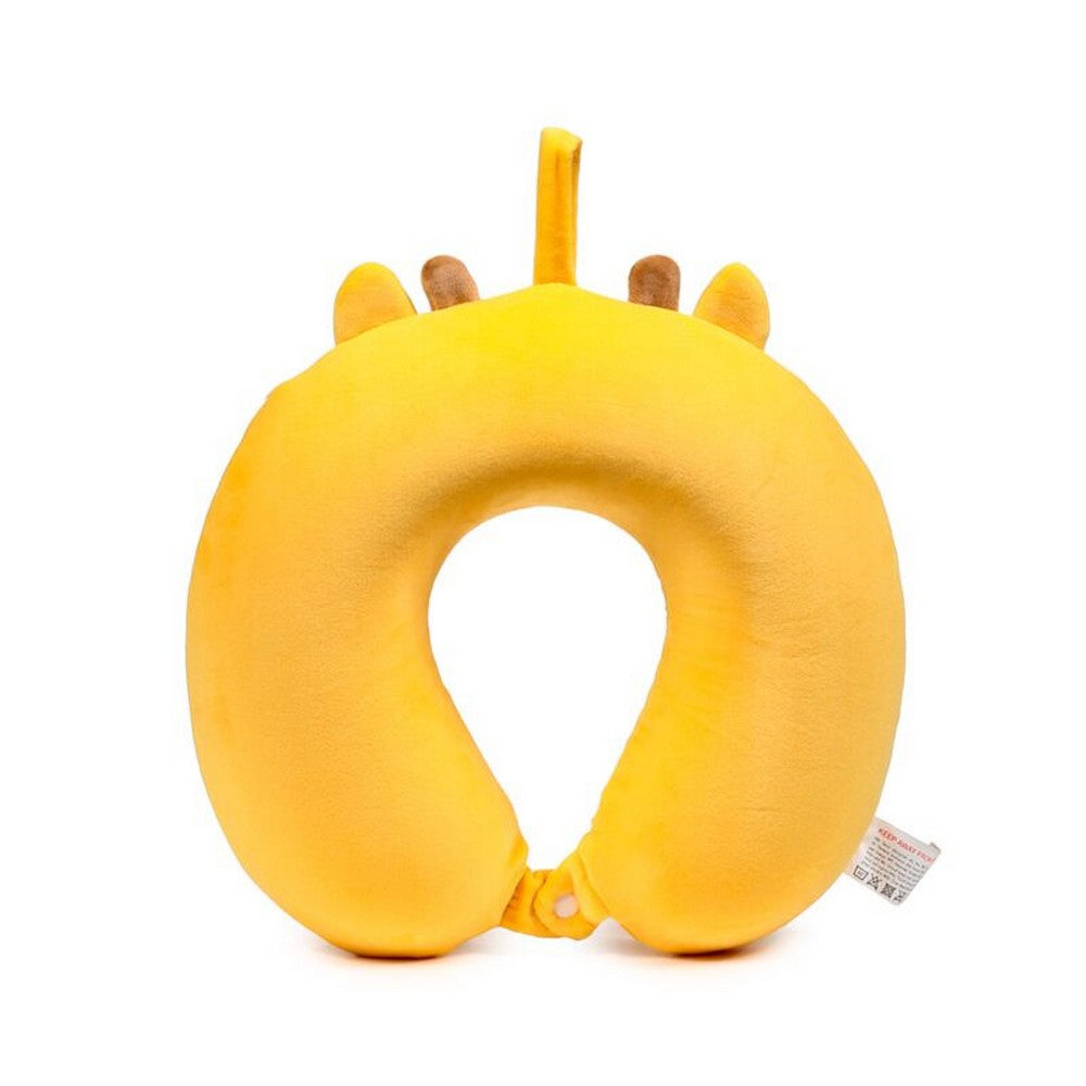 Puckator Relaxeazzz Raffi the Giraffe Adoramals Plush Memory Foam Travel Pillow – Soft Comfortable Neck Support for Kids & Adults