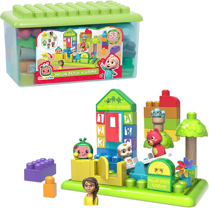 Just Play CoComelon Patch Academy, 53 Large Building Blocks Includes 6 Character Figures