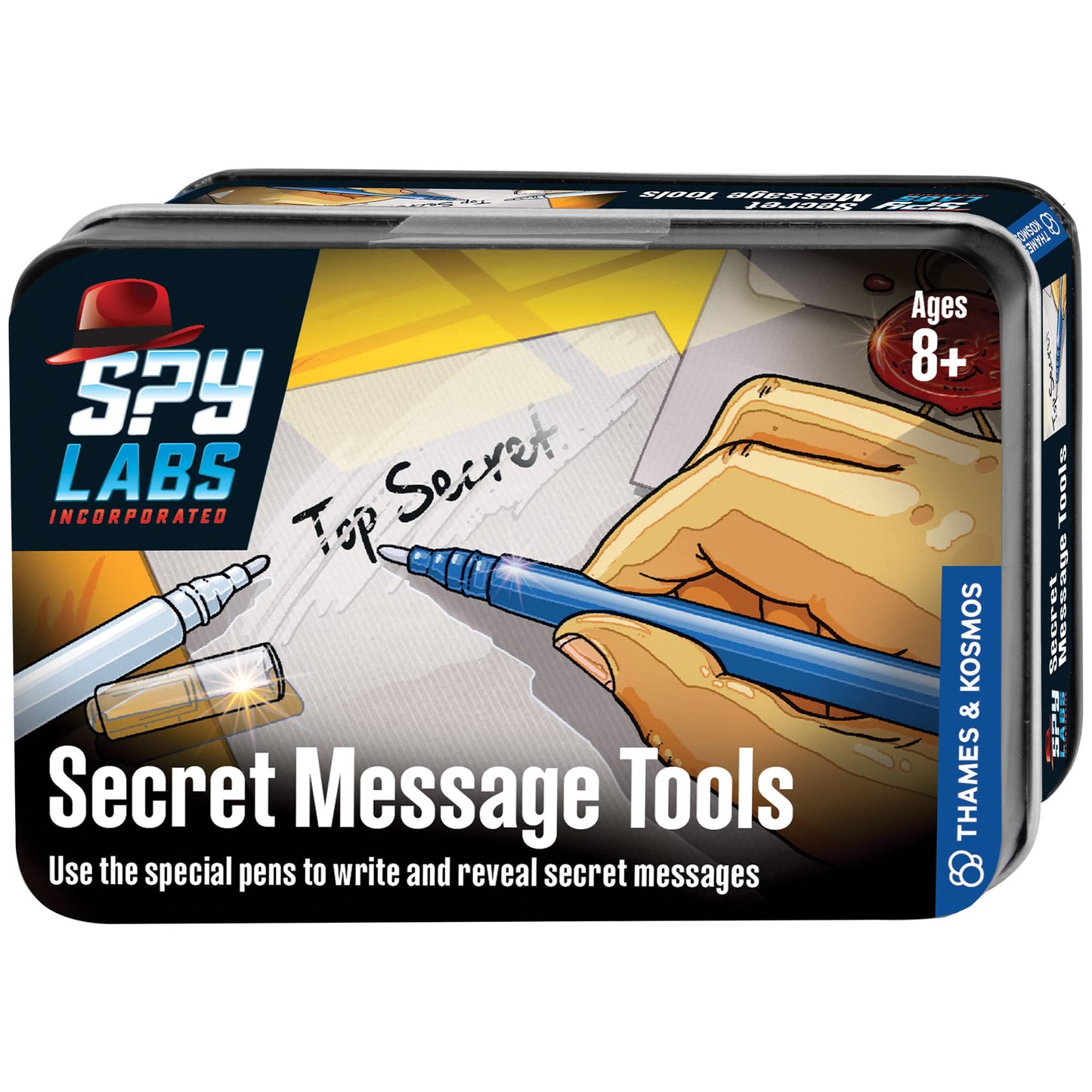 Thames & Kosmos Spy Labs Inc: Secret Message Tools Exchange Confidential Info w/Secret Pens | Essential Tools & Tricks of The Trade from The Detective Gear Experts for Young Investigators Medium