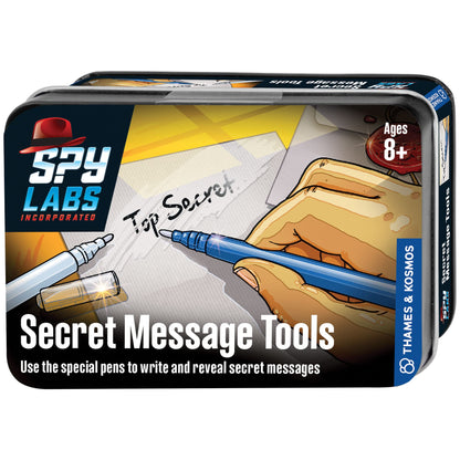 Thames & Kosmos Spy Labs Inc: Secret Message Tools Exchange Confidential Info w/Secret Pens | Essential Tools & Tricks of The Trade from The Detective Gear Experts for Young Investigators Medium