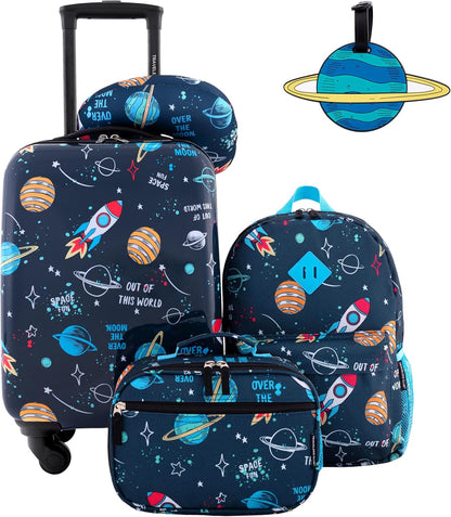 Travelers Club Kids Luggage, Space, 5-Piece Set