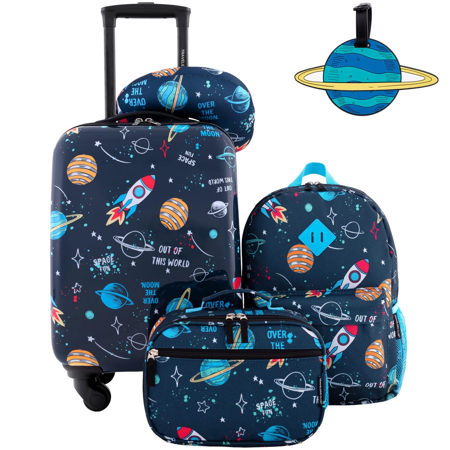 Travelers Club Kids Luggage, Space, 5-Piece Set