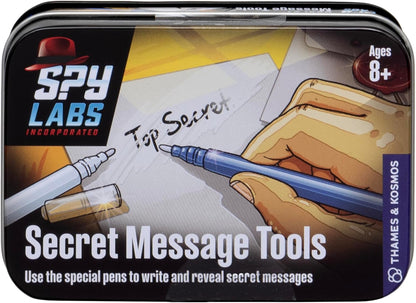 Thames & Kosmos Spy Labs Inc: Secret Message Tools Exchange Confidential Info w/Secret Pens | Essential Tools & Tricks of The Trade from The Detective Gear Experts for Young Investigators Medium