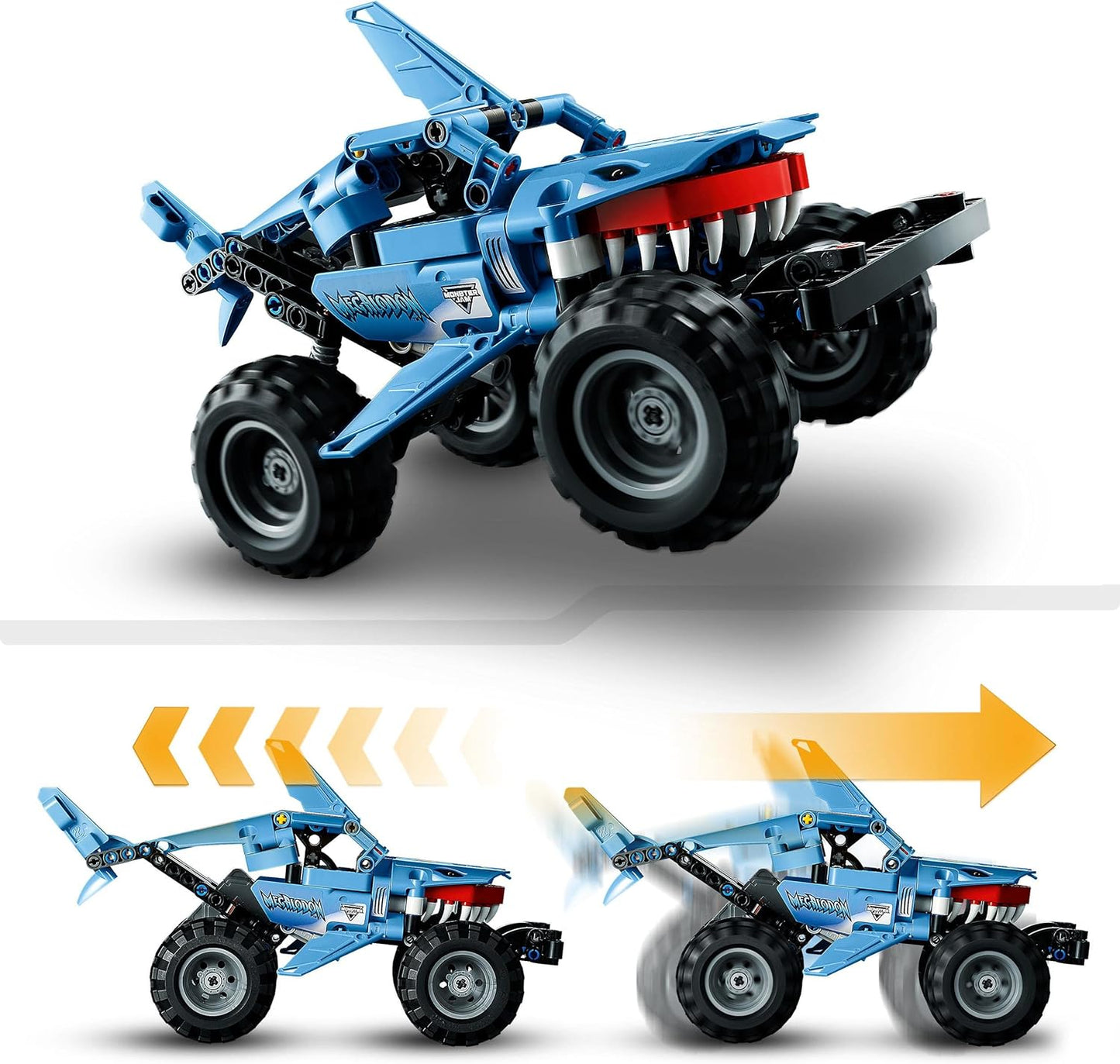 LEGO Technic Monster Jam Megalodon 42134 Building Blocks Toy Car Set; Toys for Boys, Girls, and Kids (260 Pieces)