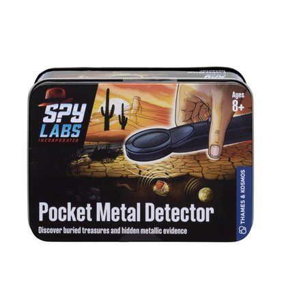 Thames & Kosmos Spy Labs Pocket Metal Detector : Educational Exploration Tool to Detect Metal Objects and Portable Spy Gadget for Kids