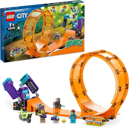 LEGO City Smashing Chimpanzee Stunt Loop 60338 Building Blocks Toy Set; Toys for Boys, Girls, and Kids (226 Pieces)