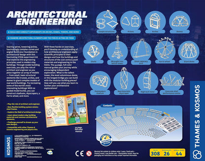 Thames & Kosmos Architectural Engineering - Educational Construction Toy and STEM Building Kit for Kids to Build & Design Structures