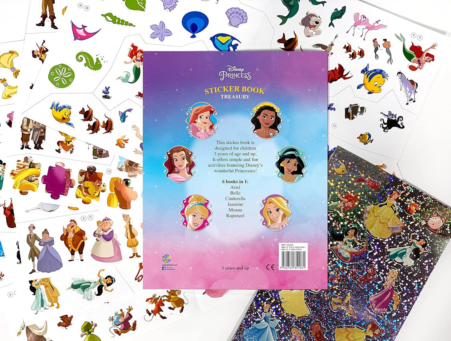 DISNEY PRINCESS STICKER BOOK TREASURY 2020